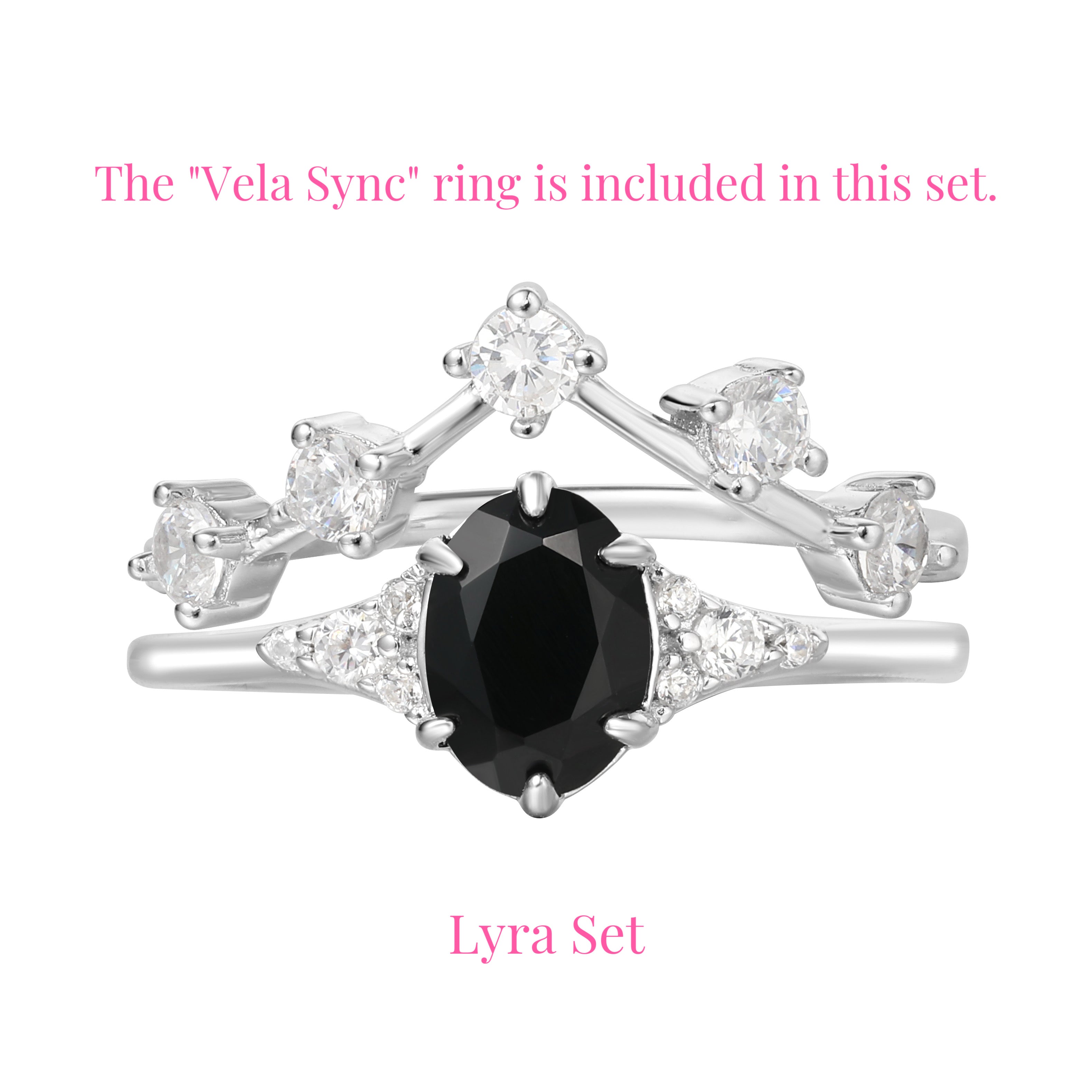 【Vela Sync】Handmade Engagement Ring Stacking Band Solid Gold