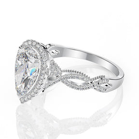 Pear Shape Engagement Ring 2ct