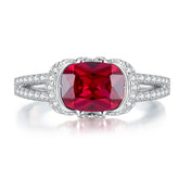Lab-Created Ruby Ring