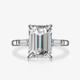 Emerald Engagement Ring 4ct