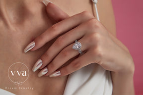 Pear Shape Engagement Ring 2ct