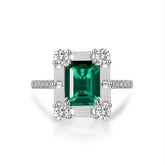 Lab-created Emerald Ring 2ct