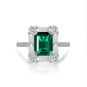 Lab-created Emerald Ring 2ct