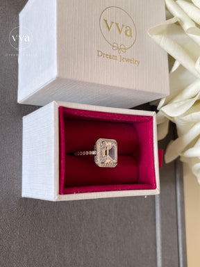 Emerald Engagement Ring 4ct