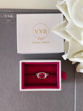 Lab-Created Ruby Ring