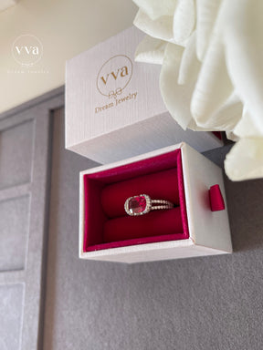 Lab-Created Ruby Ring