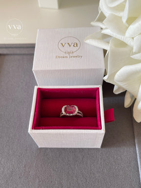 Lab-Created Ruby Ring