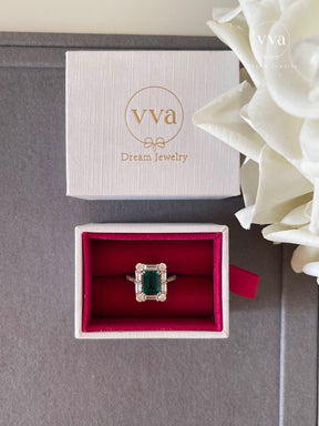 Lab-created Emerald Ring 2ct
