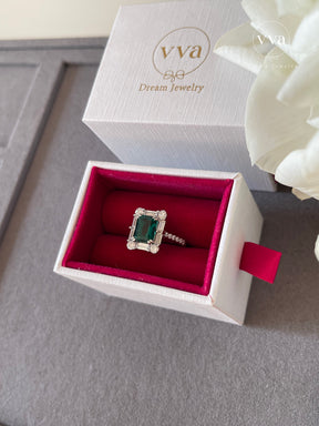 Lab-created Emerald Ring 2ct