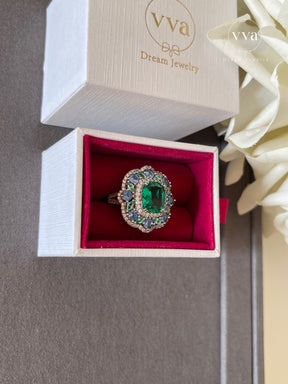 Secret Garden Moissanite Ring