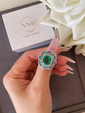 Secret Garden Moissanite Ring