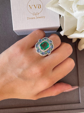 Secret Garden Moissanite Ring