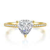Trillion Moissanite Engagement Ring 1ct