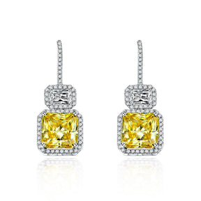 Yellow Moissanite Earring